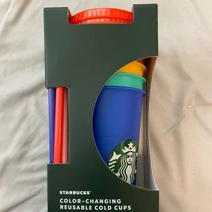 Starbucks 2020 Color Changing Reusable Cold Cups